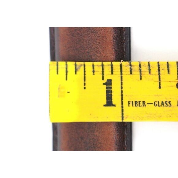 DOCKERS BROWN GENUINE LEATHER 1 1/8"Wd CASUAL DRESS MEN'S BELT Sz 38/95 (T98 - Picture 9 of 11